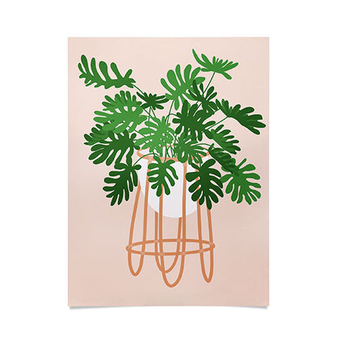 Lane and Lucia Vase no 26 with Tropical Plant Poster