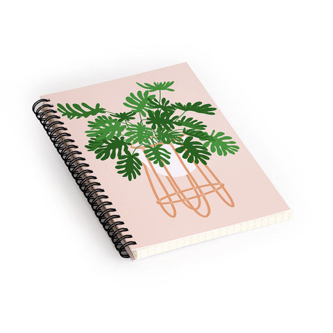 Lane and Lucia Vase no 26 with Tropical Plant Spiral Notebook