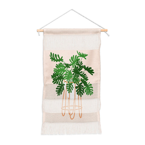 Lane and Lucia Vase no 26 with Tropical Plant Wall Hanging Portrait