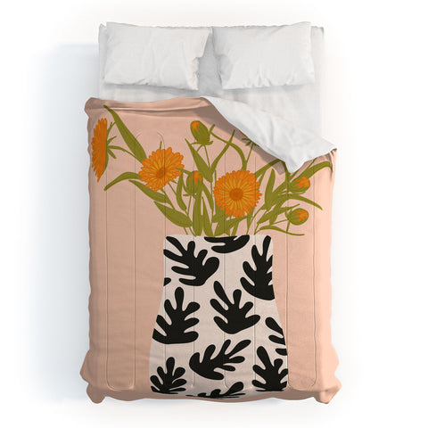 Lane and Lucia Vase no 28 with Heliopsis Comforter