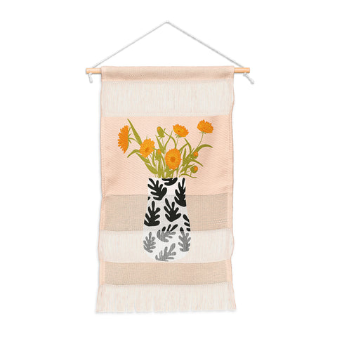 Lane and Lucia Vase no 28 with Heliopsis Wall Hanging Portrait