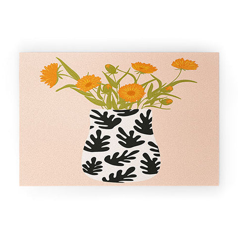 Lane and Lucia Vase no 28 with Heliopsis Welcome Mat