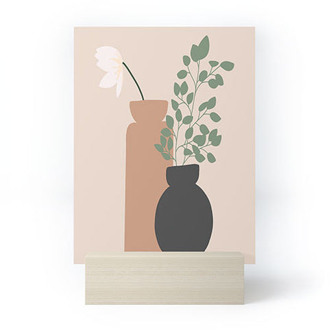 Lane and Lucia Vase no 3 with Eucalyptus and Mini Art Print