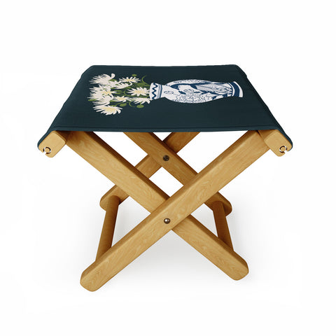 Lane and Lucia Vase no 6 with Peacock Folding Stool