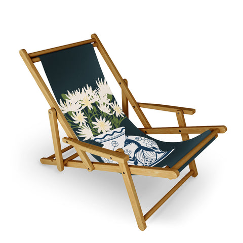 Lane and Lucia Vase no 6 with Peacock Sling Chair