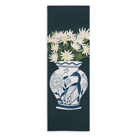 Lane and Lucia Vase no 6 with Peacock Yoga Towel