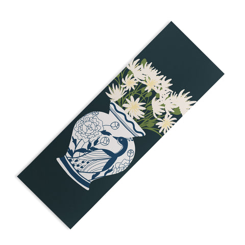 Lane and Lucia Vase no 6 with Peacock Yoga Mat