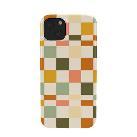 Lane and Lucia Vintage Checkerboard Pattern Phone Case