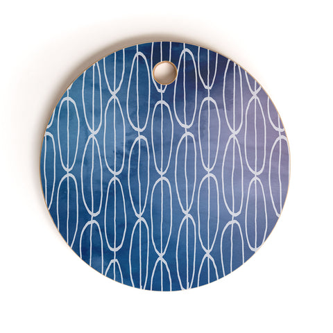 Lara Kulpa Abstract Sounds Cutting Board Round