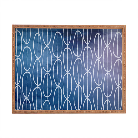 Lara Kulpa Abstract Sounds Rectangular Tray