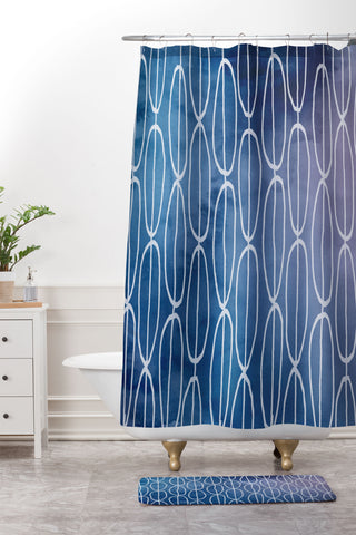 Lara Kulpa Abstract Sounds Shower Curtain And Mat