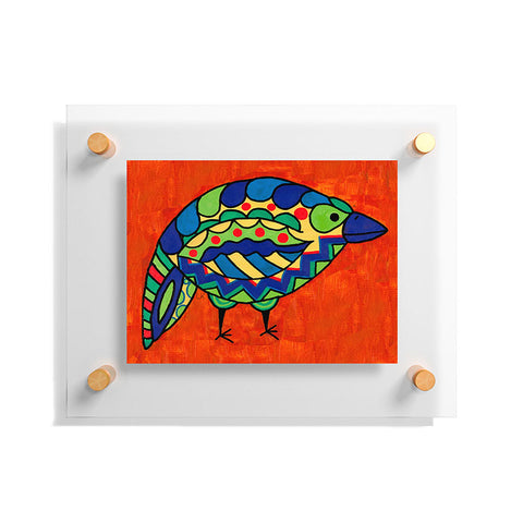 Lara Kulpa Bird Floating Acrylic Print