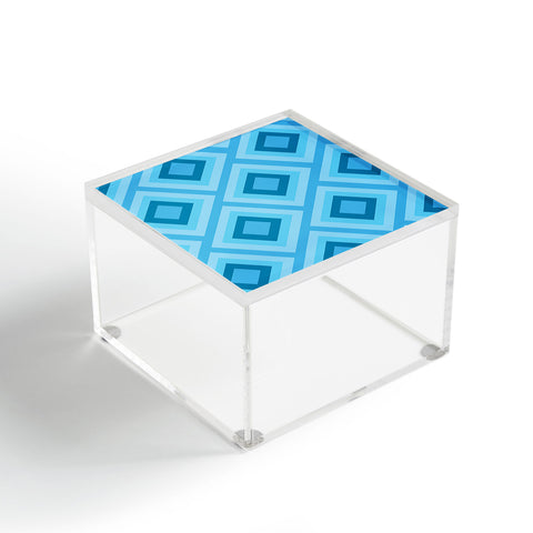 Lara Kulpa Blue Diamonds Acrylic Box