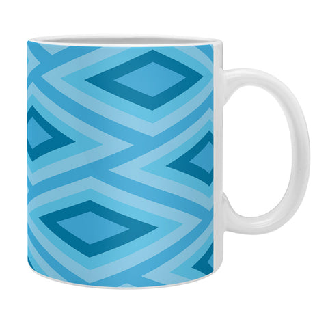 Lara Kulpa Blue Diamonds Coffee Mug