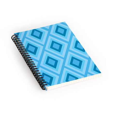 Lara Kulpa Blue Diamonds Spiral Notebook