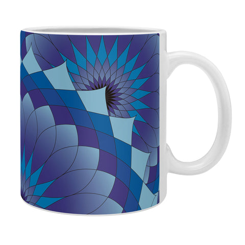 Lara Kulpa Blue Suede Lotus Coffee Mug