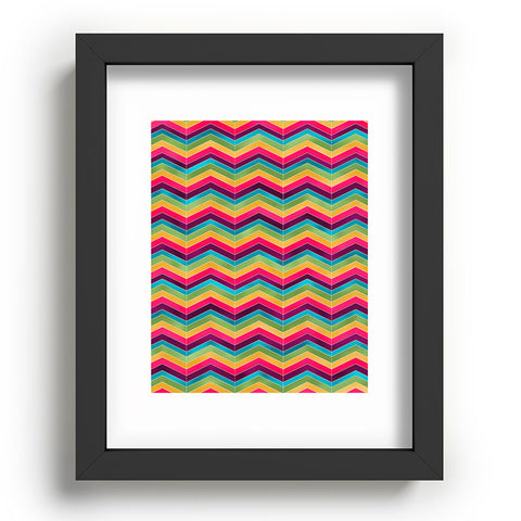 Lara Kulpa Chevron Brights Recessed Framing Rectangle