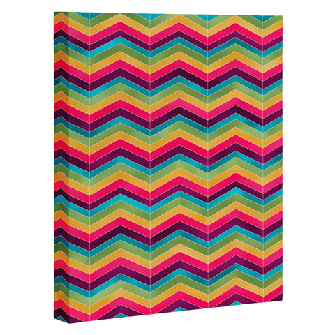 Lara Kulpa Chevron Brights Art Canvas