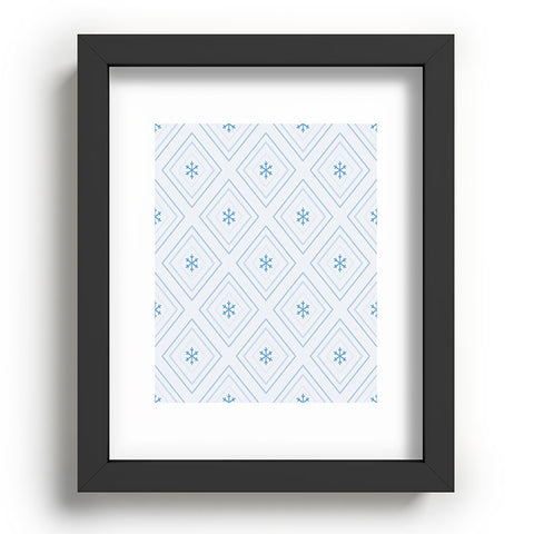 Lara Kulpa Diamonds In The Snow Recessed Framing Rectangle