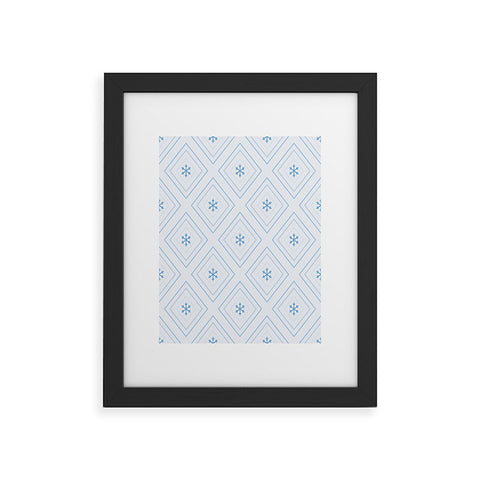 Lara Kulpa Diamonds In The Snow Framed Art Print
