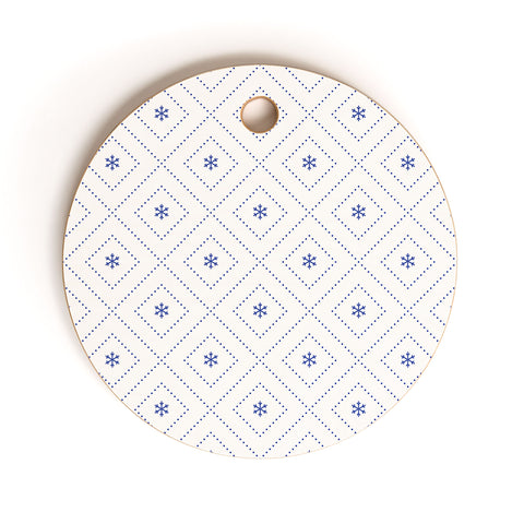 Lara Kulpa Dreamy Classic Blue Cutting Board Round