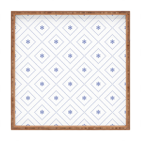 Lara Kulpa Dreamy Classic Blue Square Tray