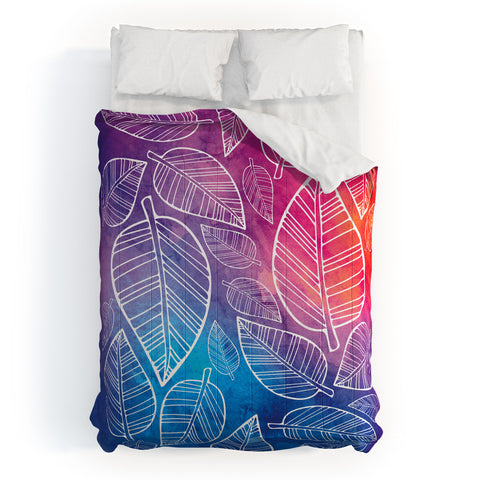 Lara Kulpa Feather Leaves Comforter