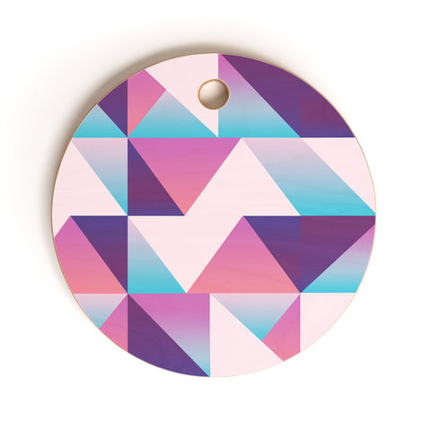 Lara Kulpa Geo Holo 1 Cutting Board Round