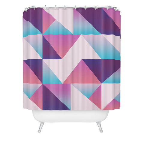 Lara Kulpa Geo Holo 1 Shower Curtain
