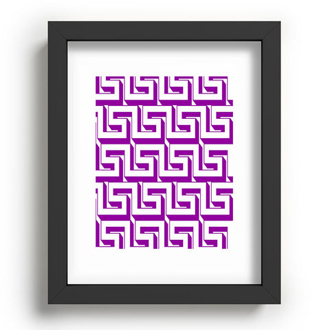 Lara Kulpa Greeky Magenta Recessed Framing Rectangle