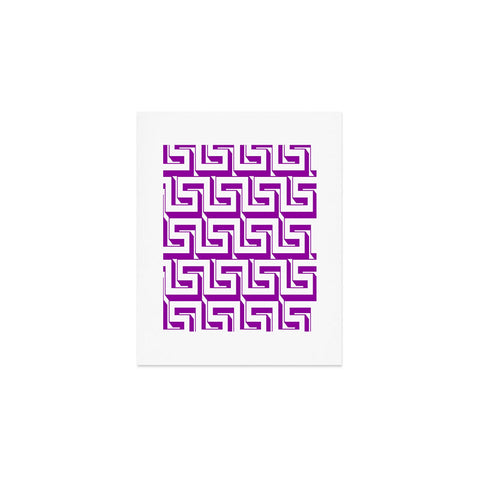 Lara Kulpa Greeky Magenta Art Print