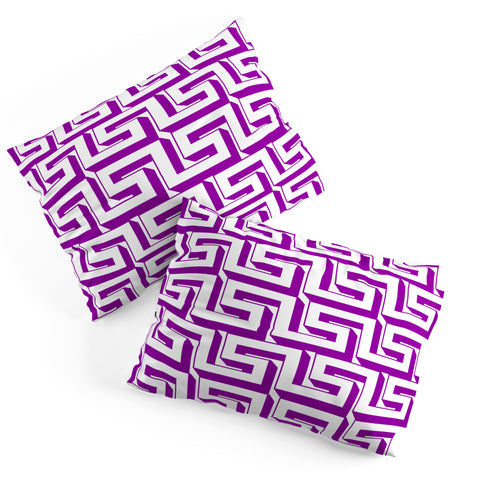 Lara Kulpa Greeky Magenta Pillow Shams