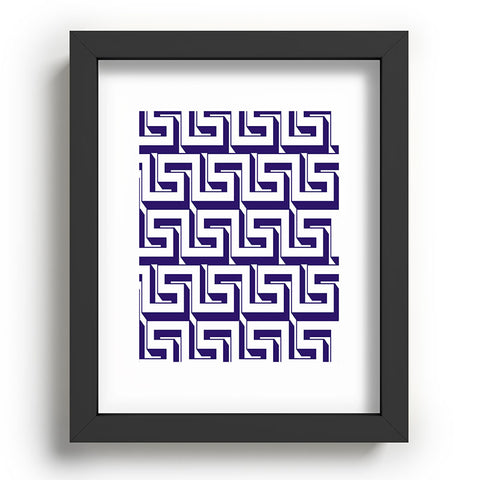 Lara Kulpa Greeky Navy Recessed Framing Rectangle