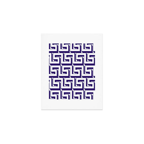 Lara Kulpa Greeky Navy Art Print