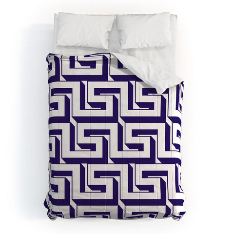 Lara Kulpa Greeky Navy Comforter