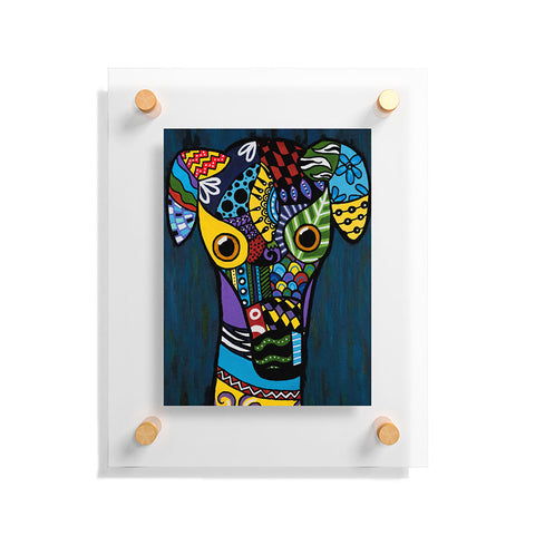 Lara Kulpa Greyhound Floating Acrylic Print