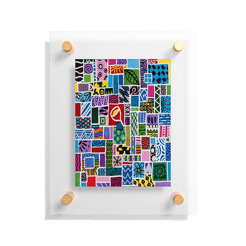 Lara Kulpa Love In Chaos Floating Acrylic Print