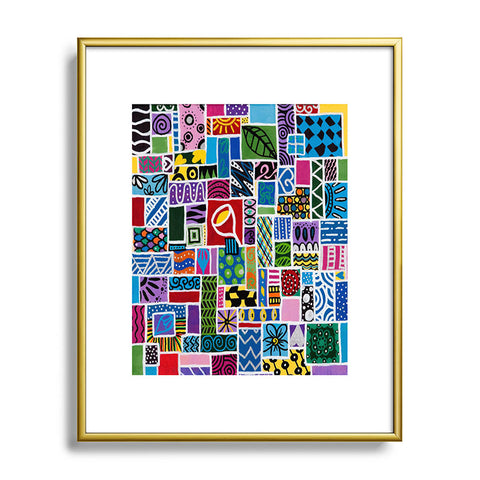 Lara Kulpa Love In Chaos Metal Framed Art Print