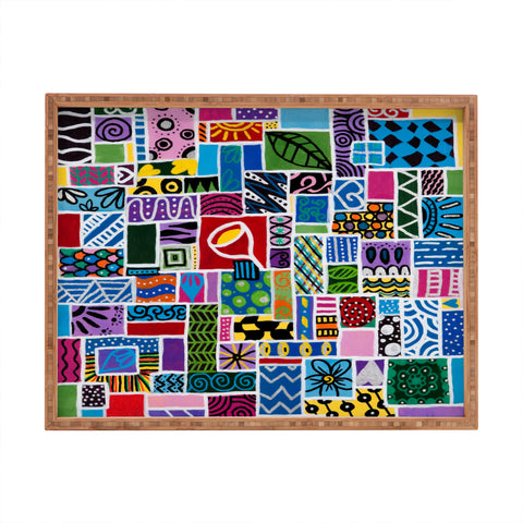 Lara Kulpa Love In Chaos Rectangular Tray