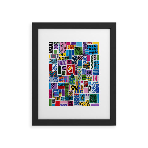 Lara Kulpa Love In Chaos Framed Art Print