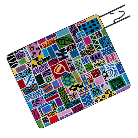 Lara Kulpa Love In Chaos Picnic Blanket