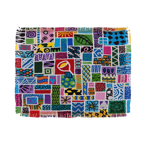 Lara Kulpa Love In Chaos Throw Blanket