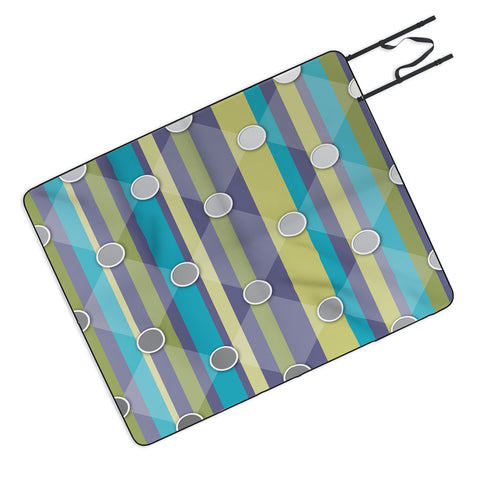 Lara Kulpa Mardi Gras Mod Quilting Picnic Blanket