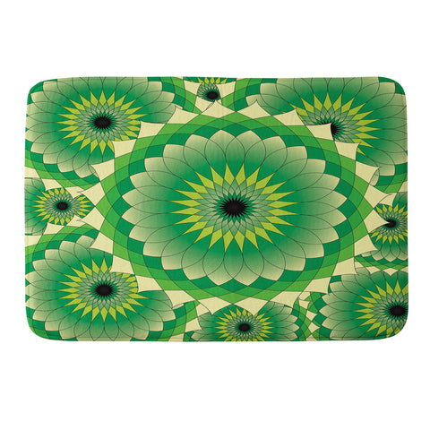 Lara Kulpa Mellow Grellow Lotus Memory Foam Bath Mat
