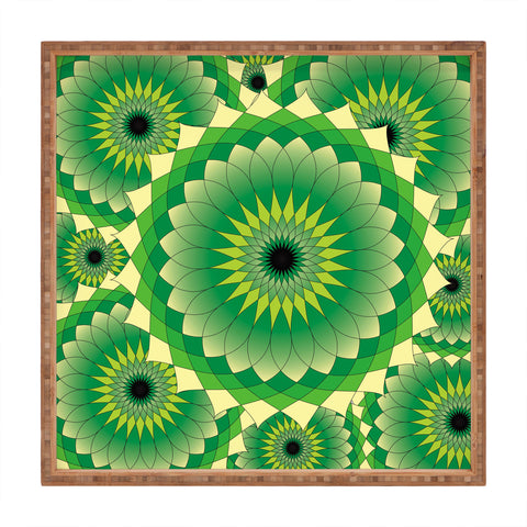 Lara Kulpa Mellow Grellow Lotus Square Tray