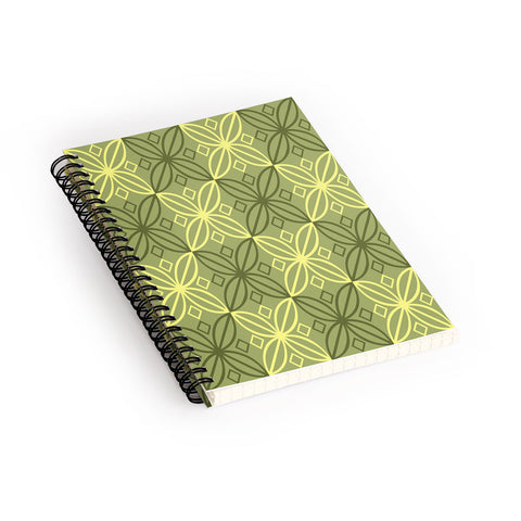 Lara Kulpa Olive Sun Spiral Notebook