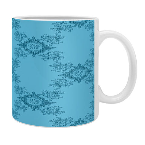 Lara Kulpa Ornamental Aqua Coffee Mug