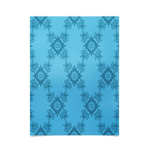 Lara Kulpa Ornamental Aqua Poster