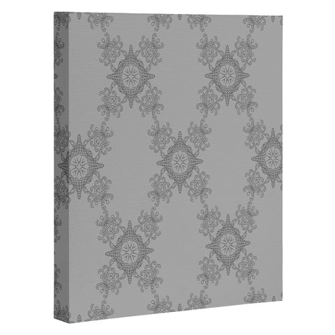 Lara Kulpa Ornamental Grey Art Canvas
