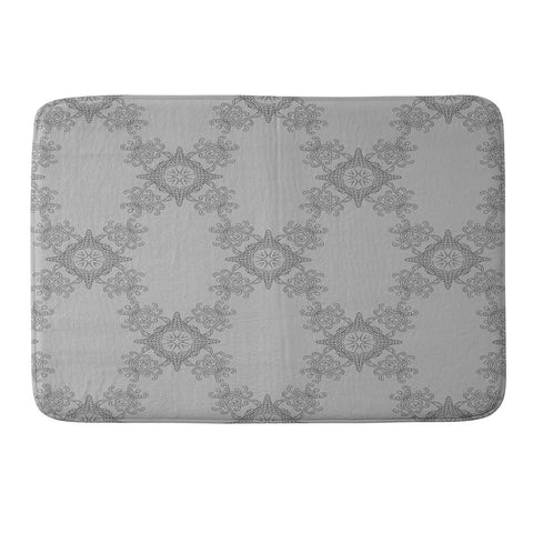 Lara Kulpa Ornamental Grey Memory Foam Bath Mat